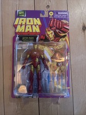 Hasbro Marvel Legends Retro Card Iron Man Model 20 6  Figure New Sealed