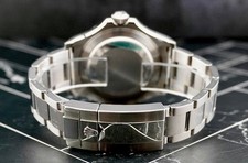 Rolex 40mm Yacht Master SS Platinum Bezel Blue Dial Mens Watch 116622 Box Card 5