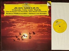 DG 413 755 Sibelius Finlandia Swan of Tuonela Valse Triste Tapiola BPO Karajan
