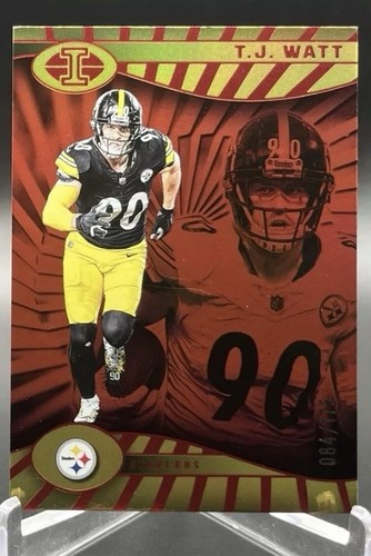 2024 Steelers (2) Card # Lot: Select Queen Tie Dye /25 & Illusions Watt Red /175 - Picture 5 of 7