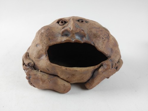 Australian Handmade Clay Insence Burner ABSTRACT Artists Version Of Potato Body - Picture 19 of 23