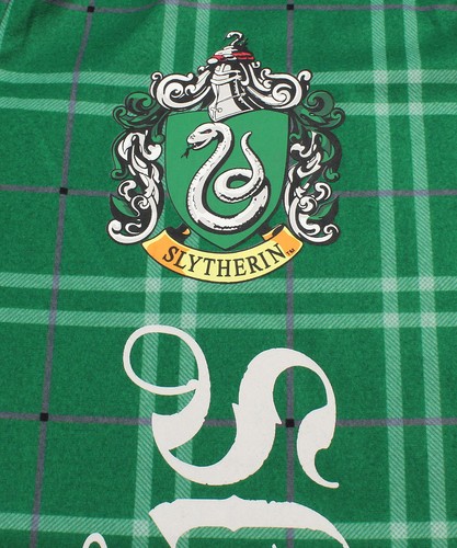 Intimo Harry Potter Boys Houses Plaid Pajama Lounge Pants (Slytherin, 6/7) - Picture 2 of 3