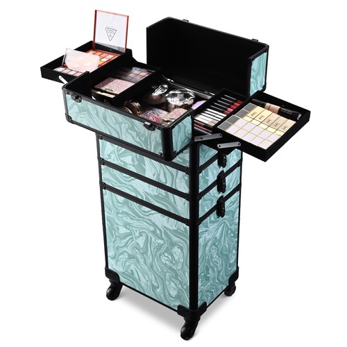 Byootique 3 Pezzi Trucco Treno Astucci Cosmetici Organizer Kit Artista CB Vitalità - Foto 4 di 9