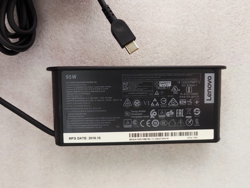 For Lenovo Yoga Slim 7 Pro 14ACH5 20V 4.75A SA10R16876 USB-C 95W Adapter Genuine - Afbeelding 3 van 6
