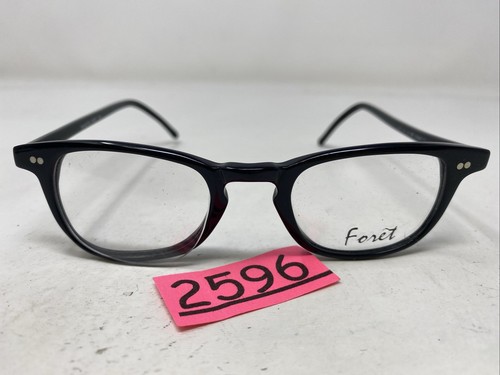 François Forêt Italy FP2 BLK 42-20-135 Black Full Rim Eyeglasses Frame 2596 - Picture 8 of 8
