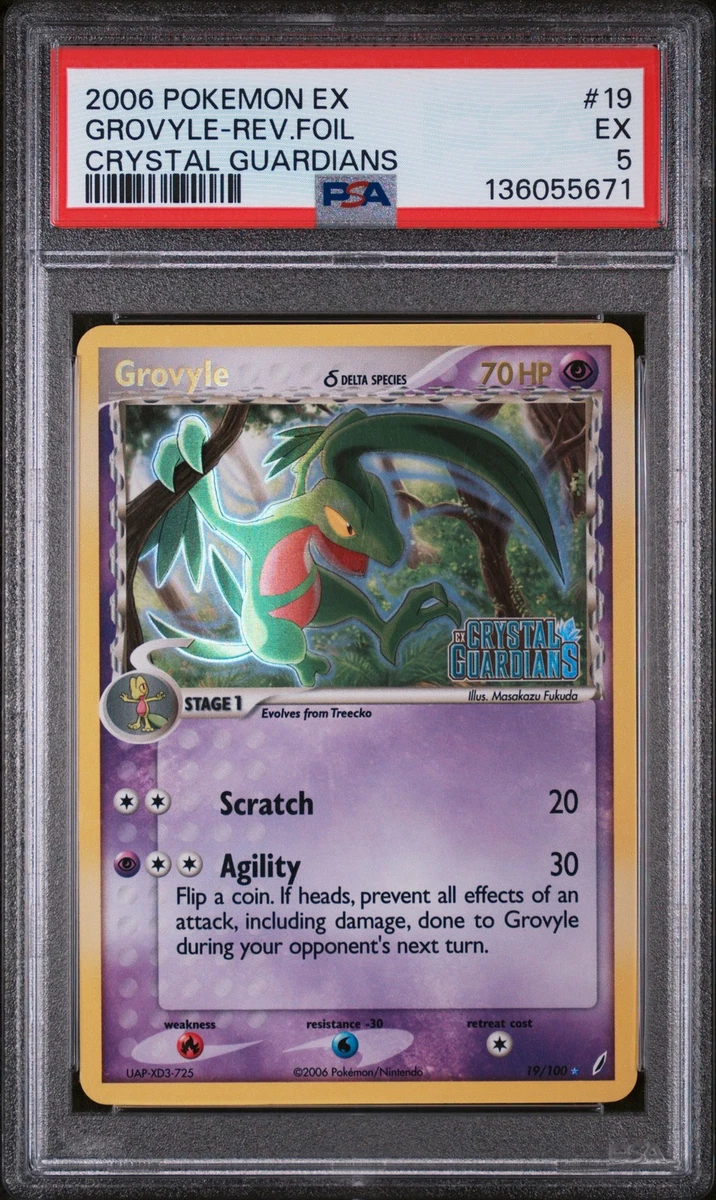 Pokémon TCG EX Crystal Guardians Rare Individual Collectible Card