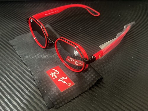 Ray-Ban Rb3703m Scuderia Ferrari Collection Round Sonnenbrille