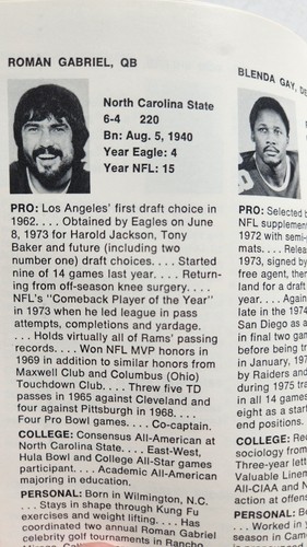 1976 Philadelphia Eagles Football Media Guide - Picture 5 of 5