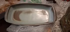 Frankoma VTG Pottery #5Q Woodland Moss Blue Large 13.75” Serving Dish Platter