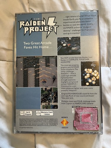 Raiden Project Sony PlayStation Long Box - Picture 2 of 4