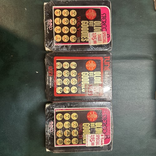 Oldies But Goodies Vol. 2, 5, And 8. 8-Track Various Artists SEALED! - Picture 1 of 10