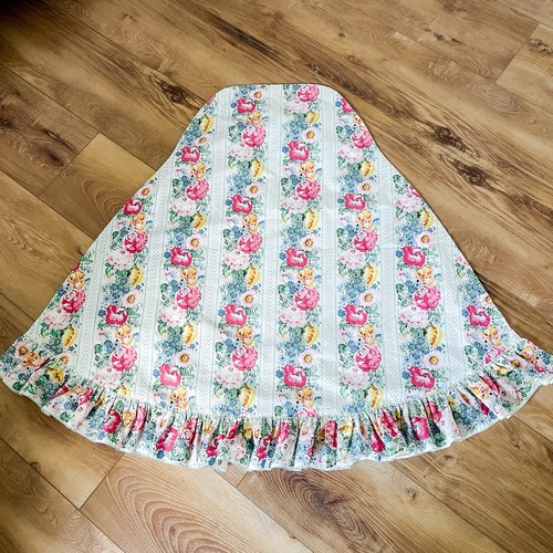 Custom Vintage Floral Ruffle Curtains And Valance Cottage Core - Picture 7 of 15