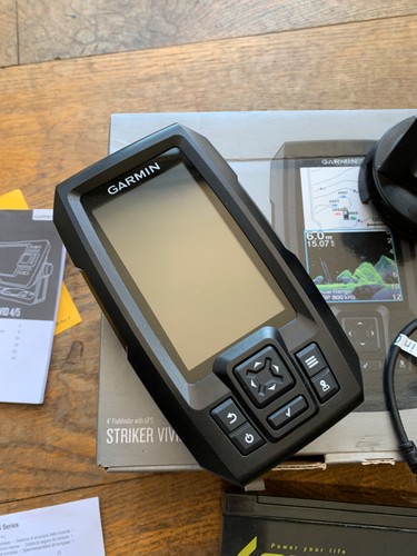 Garmin Striker Vivid 4CV Fishfinder GPS + battery kit ( NO TRANSDUCER) . - Picture 4 of 18