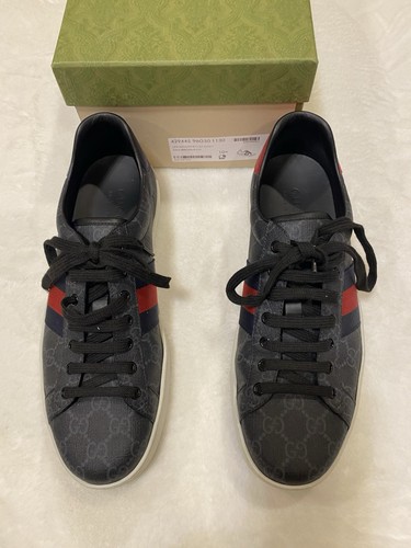 HERREN-SNEAKER "GUCCI" ACE GG SUPREME BLAU/ROT - GRÖSSE 10,5 - 100 % AUTHENTISCH - Bild 10 von 17