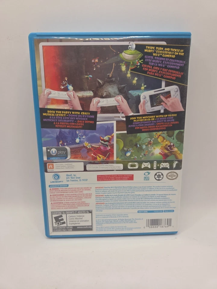 Rayman Legends (Nintendo Wii U, 2013) - CIB Complete In Box - Image 2 of 4