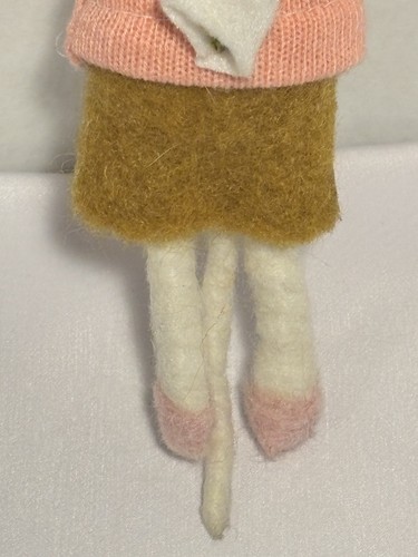 2021 Target Wondershop Whimsical Boiled Felt Mouse Christmas Ornament Flower - Picture 7 of 8