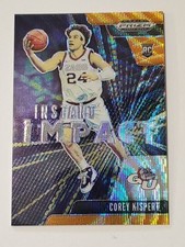 2021 Prizm Draft Picks #6 Corey Kispert Instant Impact Prizm Orange wave #'d /75