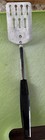 Vtg EKCO USA Keyhole Slotted Spatula Turner Black Nylon Handle Utensil  13"