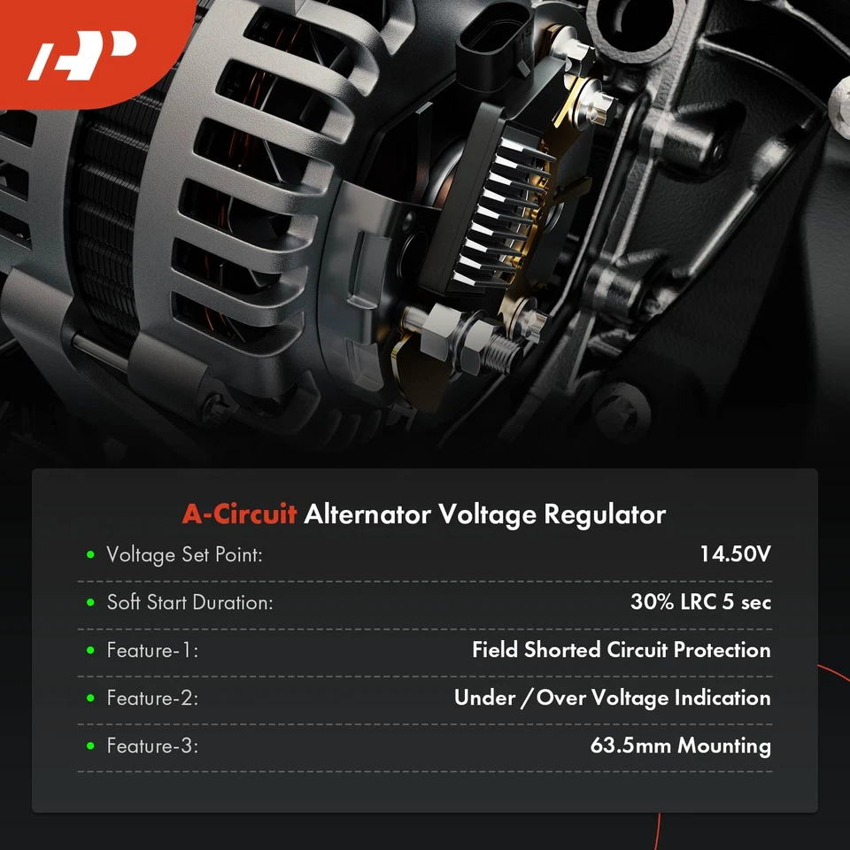 Regulador de alternador A-Premium para Suzuki Grand Vitara 99-01 Aerio Esteem XL-7 Foto 2 de 4
