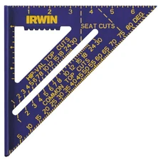 Irwin Hi-Con Aluminum Rafter Square 7 In.
