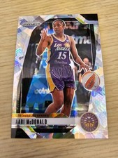 Aari McDonald 2024 Panini Prizm WNBA Silver ICE Prizm Card #97 Sparks FEVER 