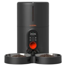 WOPET Automatic Cat & Dog Food Dispenser | Programmable 1-6 Meals, Stainless ...