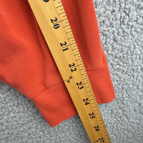 Ralph Lauren Men's Polo Shirt XL Orange Long Sleeve Pony Rugby Casual Cotton - Picture 9 of 12