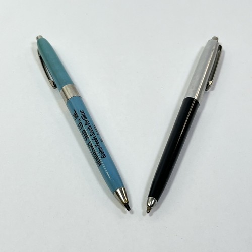 2 Vintage HENNESSEY SEED COMPANY Ballpoint PEN Oklahoma Grains Feed ▪ Needs Ink - Picture 3 of 5