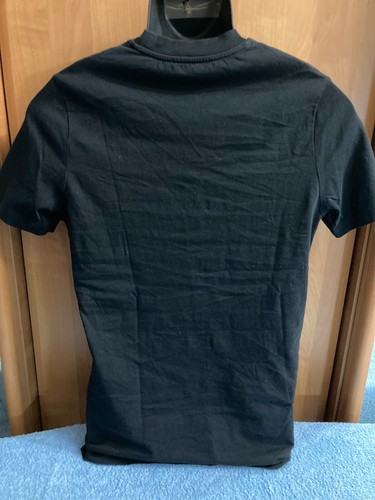 Alexander McQueen Embroidered Black Gothic Repeat Logo T Shirt Sz. Tag M - Picture 2 of 11