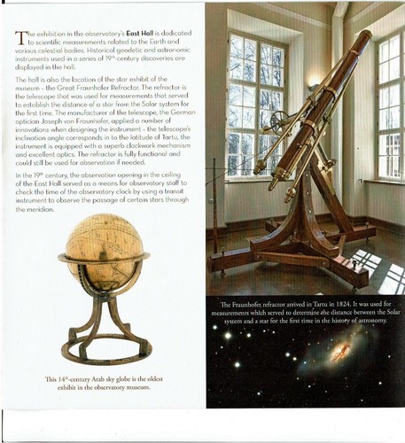 BOOKLET - Tartu Old Observatory - The Struve Geodetic Arc - Picture 3 of 11