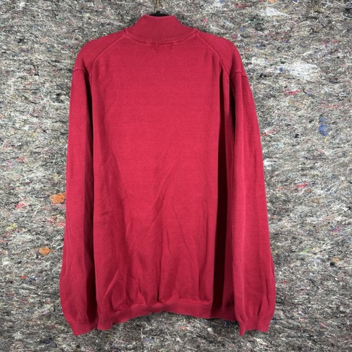 Eddie Bauer Mens Sweater XXL Tall Pullover Mock Neck 1/4 Zip Outdoor Preppy - Picture 14 of 18
