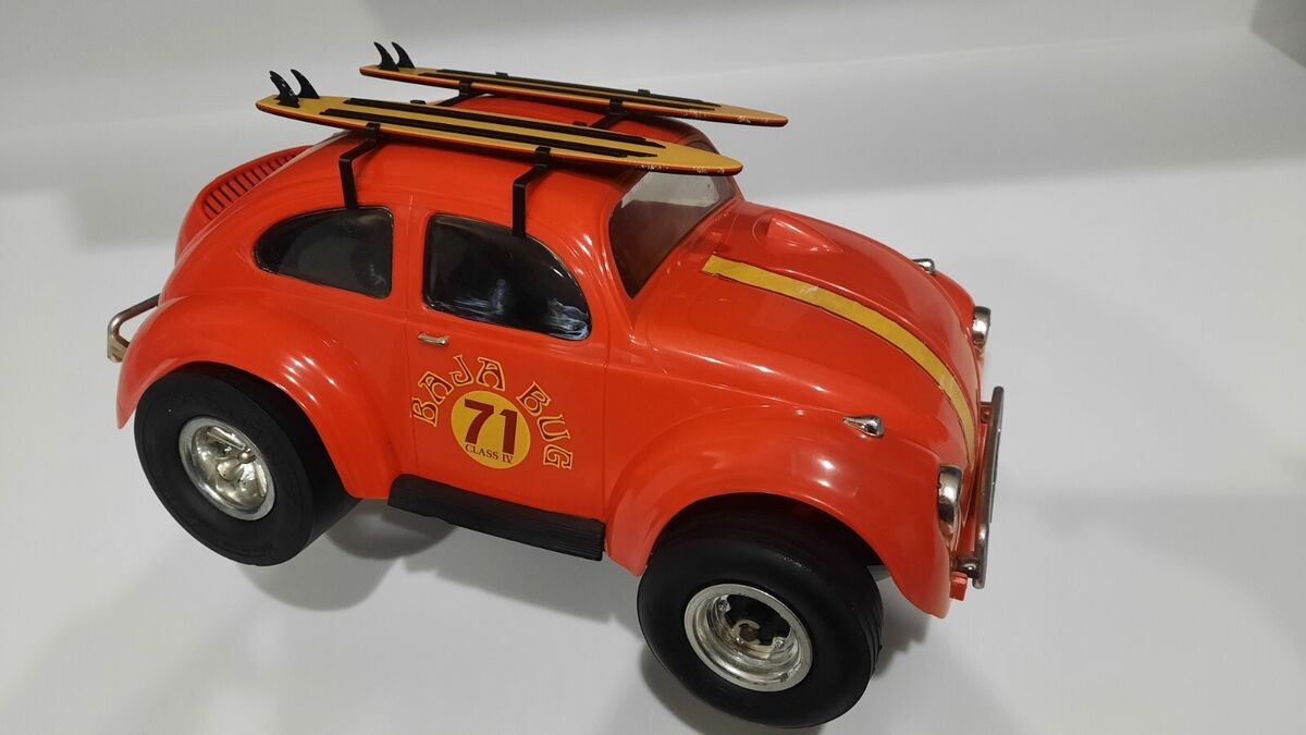 2 SURFBOARD,S WITH RACKS COX .049 VW BAJA BUG CAR AFTER 2 SURFBOARD,S WITH RACKS COX .049 VW BAJA BUG CAR AFTER