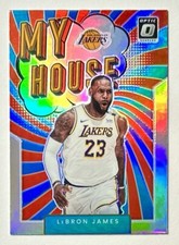 2021-22 Optic LeBron James Silver Holo My House Prizm Refractor SP #6 Lakers NBA