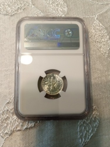 1959 10C FB Roosevelt Dime NGC MS65FT - Picture 2 of 4