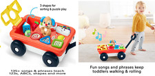 4 Pcs Fisher-Price Laugh Learn Baby & Toddler Toy Pull & Play Learning Wagon  wi