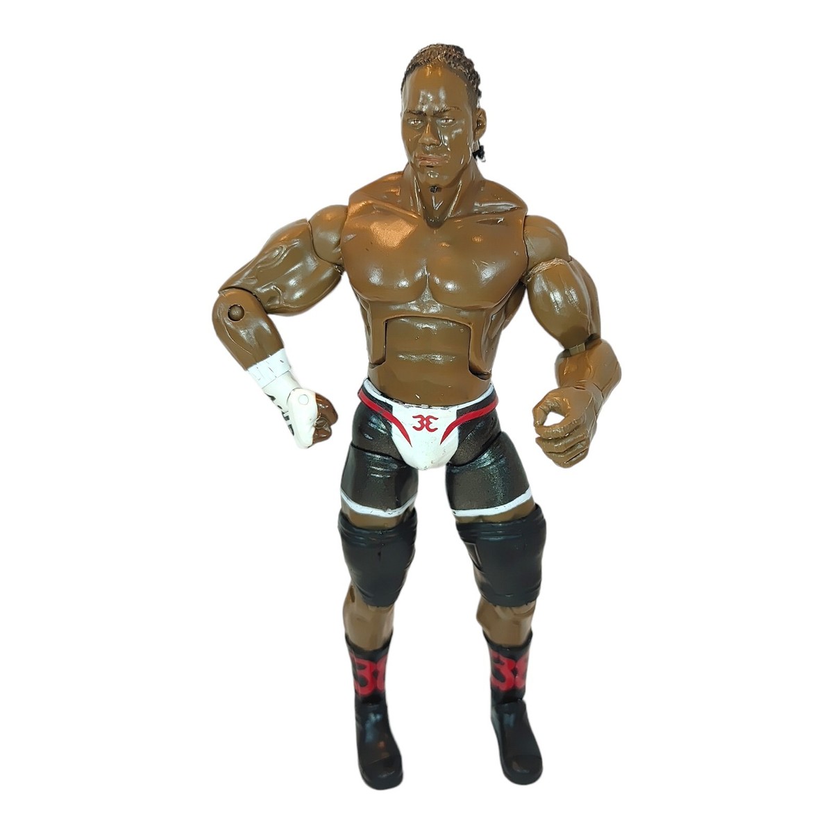 （希少）ハルシオン・デイズ　ユニオンジャック・2012オリンピックベア WWE Elijah Burke Jakks Pacific Deluxe Aggression Wrestling Figure