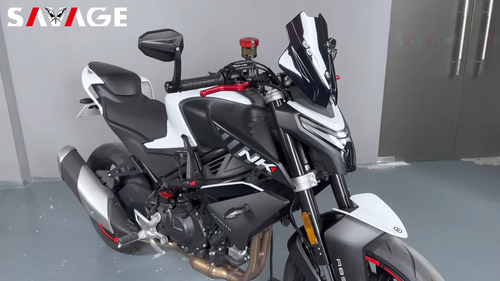 Front Windshield Windscreen w/Mounting Bracket for CF MOTO 450 NK 2023 2024 - Video 1 of 1