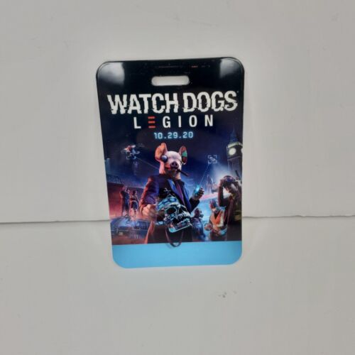 WATCH DOGS LEGION Ubisoft Promotional Badge Card - Picture 1 of 3