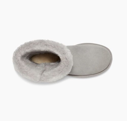 Ugg Women's BAILEY UGG METAL GRAPHIC boot seal grey size 7 new In Box - Picture 7 of 9