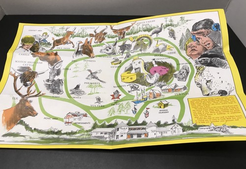 Vintage 1970's Turtle Back Zoo - West Orange, New Jersey NJ - Brochure Map - Picture 3 of 6