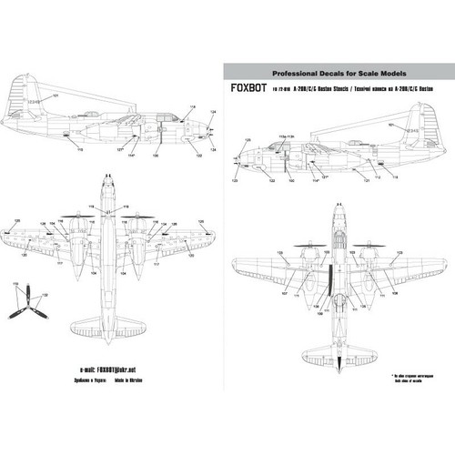Foxbot 72-010 Digital Masks Su-25UB Blue 62, Ukranian Air Forces 1/72 camouflage - Bild 6 von 12