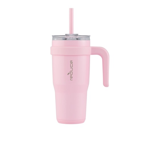 Reduce Cold1 Tumbler. Straw, Lid & Handle. Insulated Stainless Steel 24oz