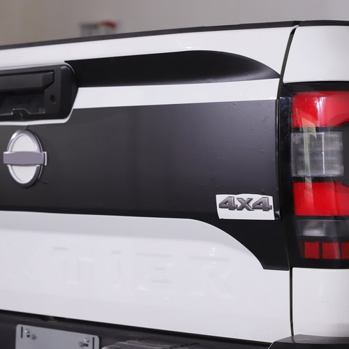 Matte Black Rear Tailgate Decal Vinyls Fit For Nissan Frontier 2022+ - Picture 5 of 12