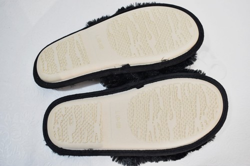 Zapatillas PJ Couture de piel sintética negras con perlas talla 9/10 para mujer - Imagen 6 de 7