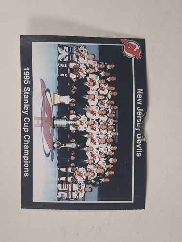 1995 New Jersey DEVILS STANLEY CUP CHAMPIONSHIP Pin and Team Card ESPN Mtn Dew - Picture 2 of 5
