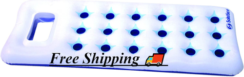 Heavy Duty Swimming Pool Mattress Vinyl Float Inflatable Tanning Raft For Adults - Picture 2 of 12