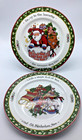 International China CHRISTMAS STORY 8.25" Salad Plates Sleigh/Housetop Winget, 2