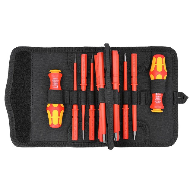 Wera 05059030001 Kraftform VDE Kompakt 17 Pcs Interchangeable Screwdriver Set Wera 05059030001 Kraftform VDE Kompakt 17 Pcs Interchangeable Screwdriver Set