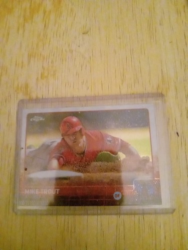 2015 Topps Chrome - Red Jersey #51 Mike Trout