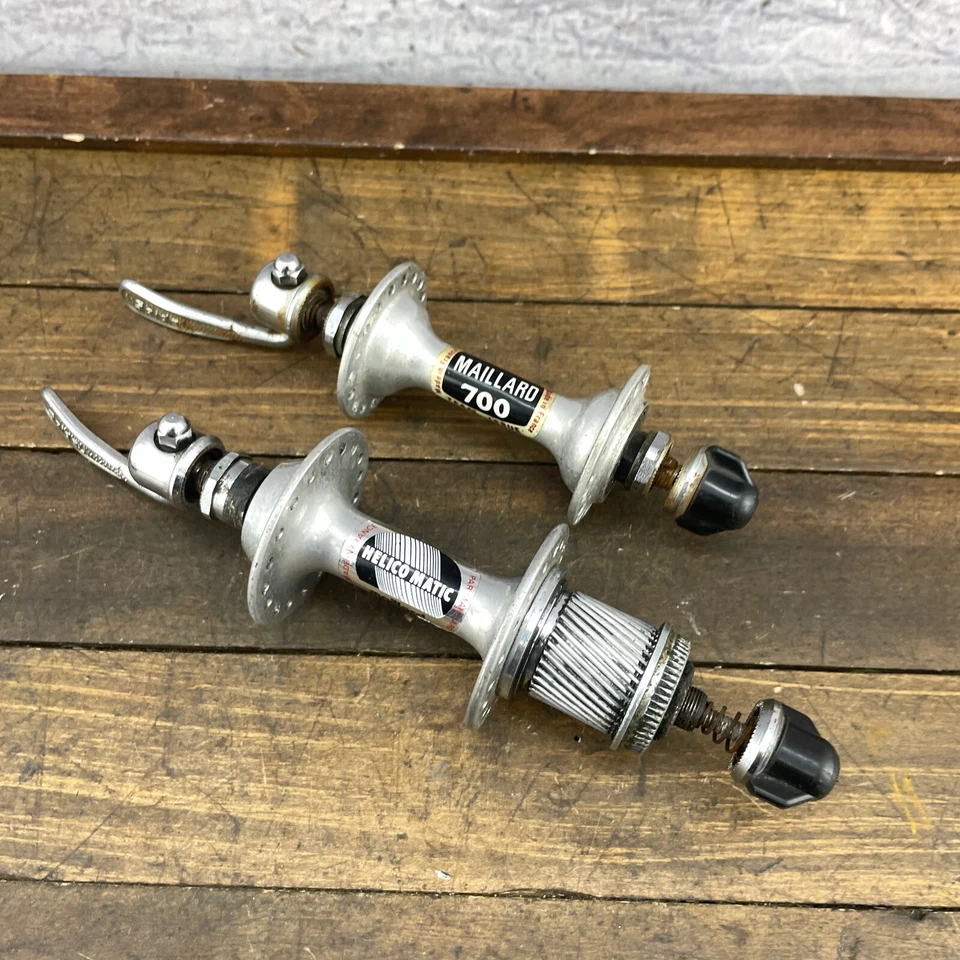 Винтажный набор втулок Maillard 700 Helicomatic 126 мм Quick QR 36 отверстий 36h 80s 620 - Изображение 2 из 4